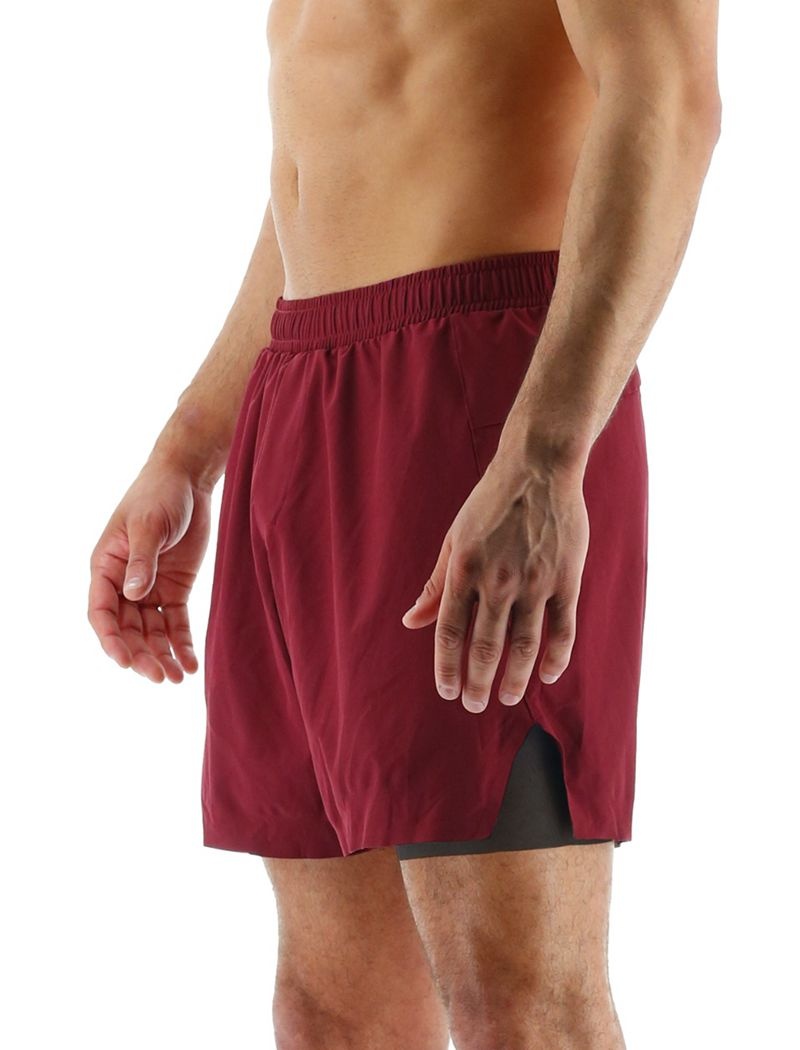 Red Tyr Hydrosphere™ Lined 6 Momentum Men's Shorts | US-HEOZ36942