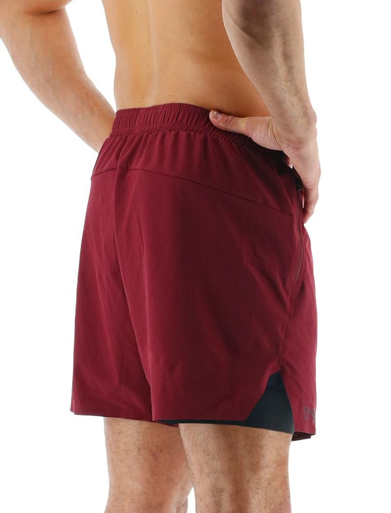 Red Tyr Hydrosphere™ Lined 6 Momentum Men's Shorts | US-HEOZ36942