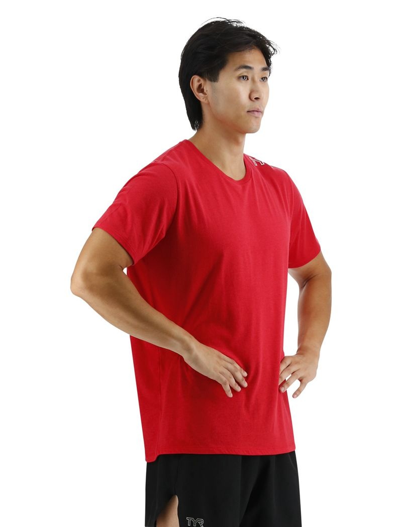 Red Tyr Ultrasoft Lightweight Tech Men's T-Shirt | US-UTAZ76248