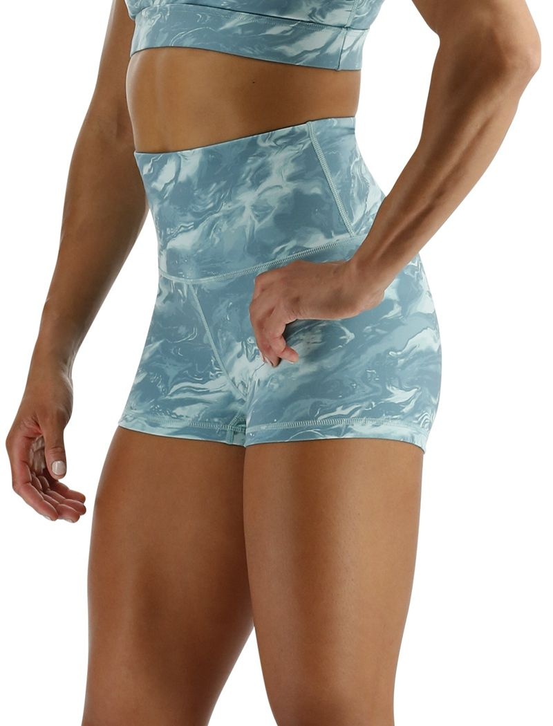 Turquoise Tyr Base Kinetic™ High-rise 2 Women's Shorts | US-STCK75684