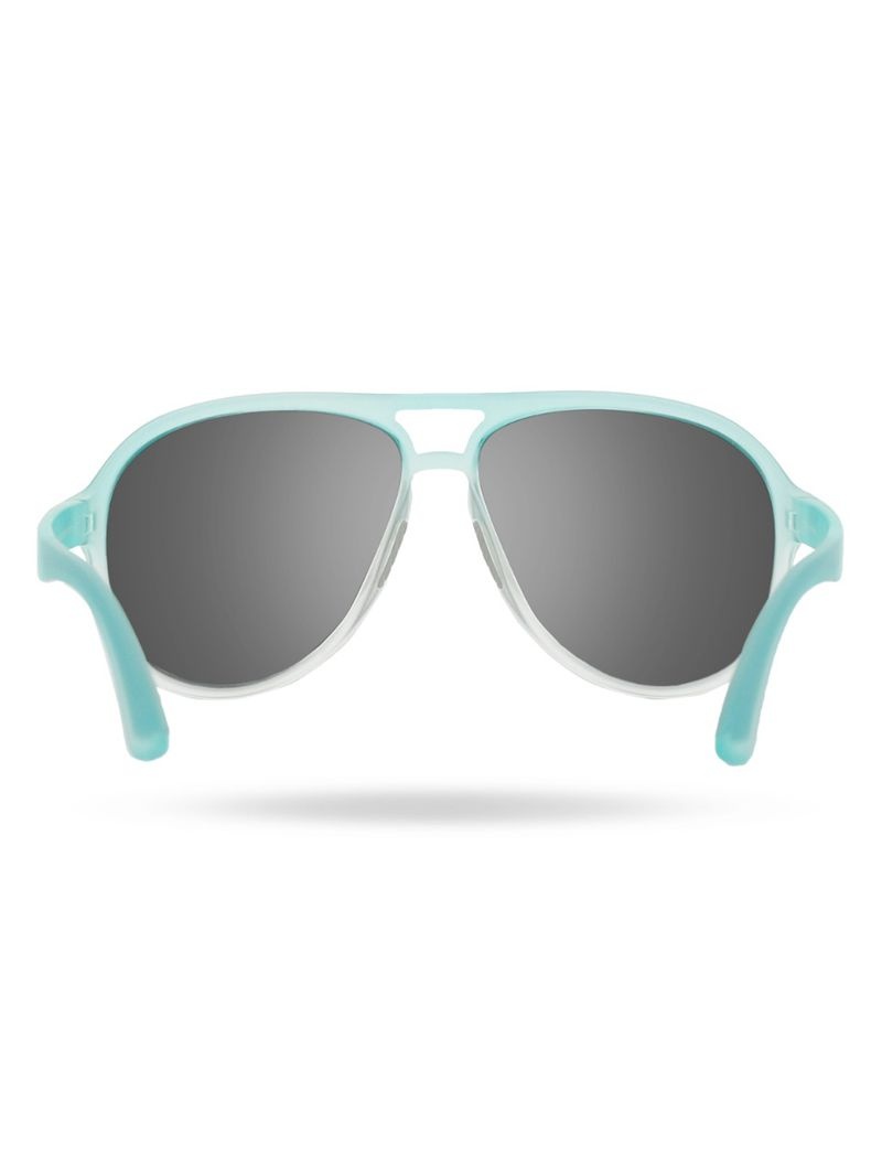 Turquoise / Silver Tyr Goldenwest Xl Aviator Hts Polarized Men's Sunglasses | US-INRP40687