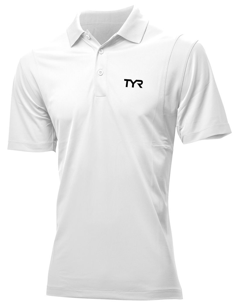 White Tyr Alliance Tech Men's Polo Shirt | US-VQRI89627