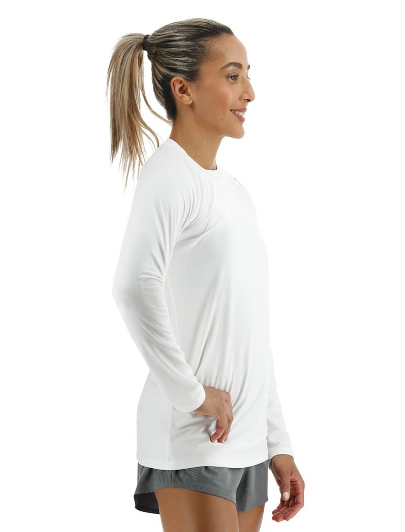 White Tyr Climadry™ Raglan Long Sleeve Women's T-Shirt | US-GNOR63540