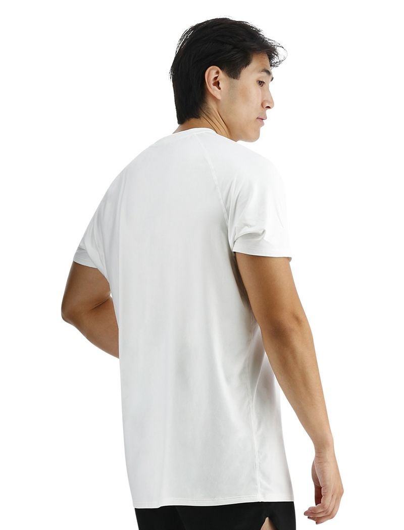 White Tyr Climadry™ Raglan Tech Men's T-Shirt | US-XSCB87261