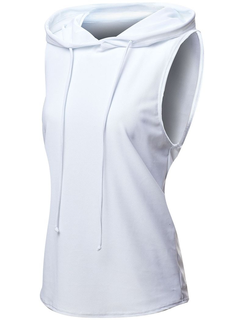 White Tyr Nora Mesh Cropped Women's Hoodie | US-JFTL71839