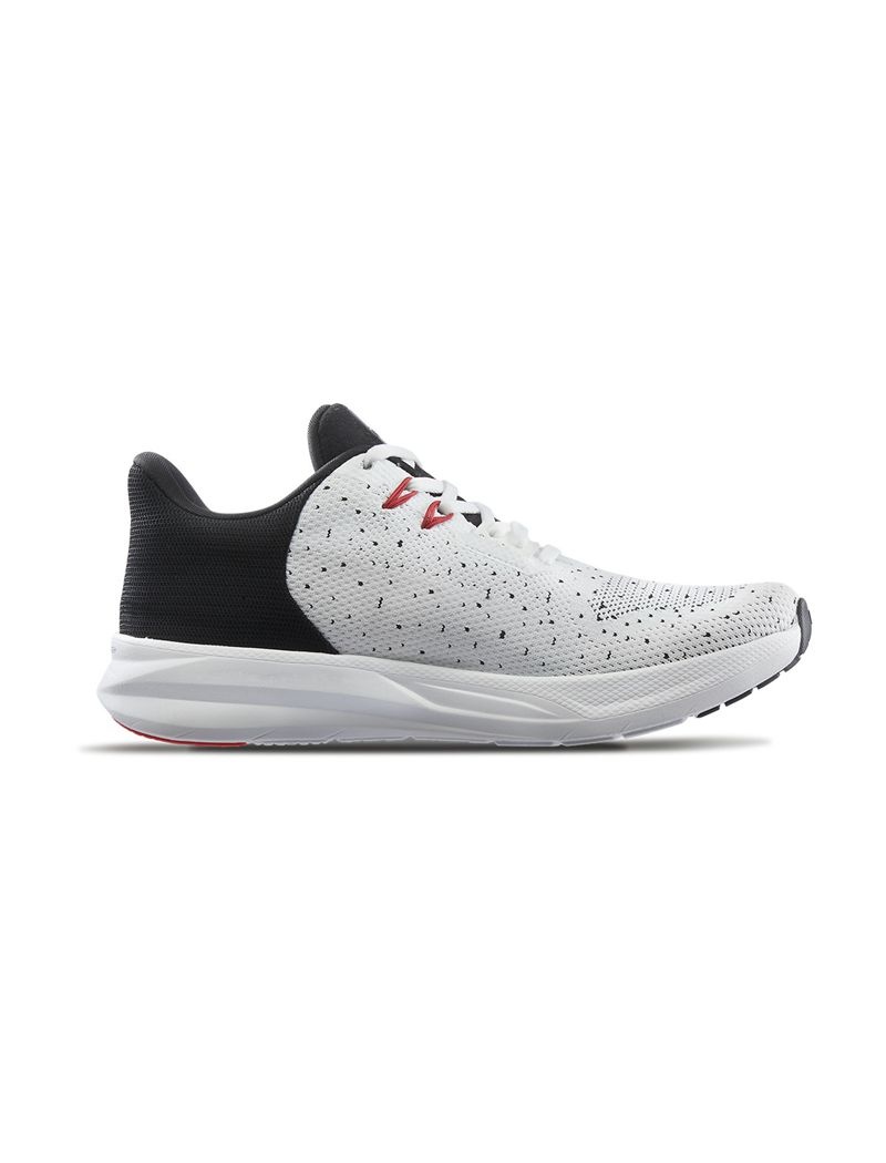 White / Black Tyr Techknit Rnr-1 Trainer Men's Crossfit Shoes | US-DPER40136