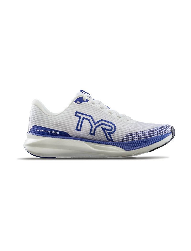 White / Blue Tyr Sr-1 Tempo Runner Women's Running Shoes | US-FLZX01835