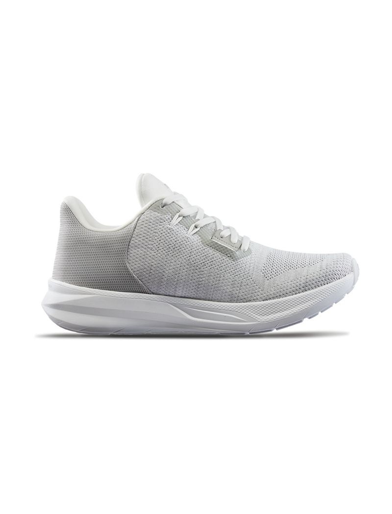 White / Grey Tyr Techknit Rnr-1 Trainer Women's Crossfit Shoes | US-QUNC06389