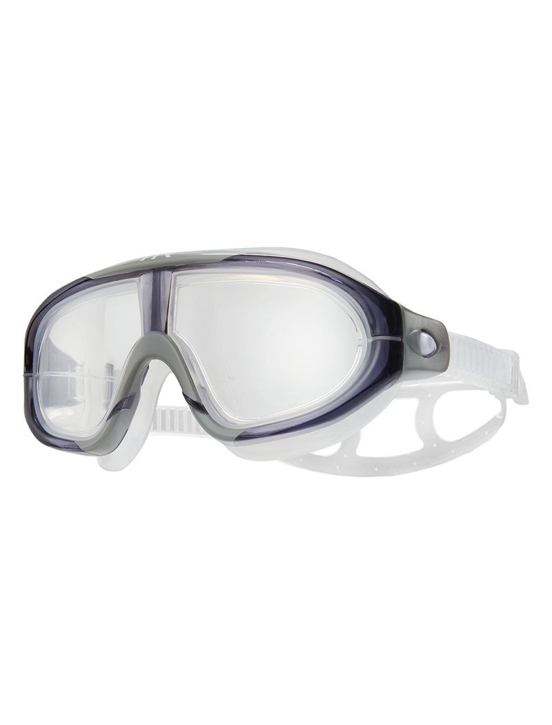 White / Purple Tyr Adult Orion Swim Mask Men\'s Goggles | US-VGZW49530