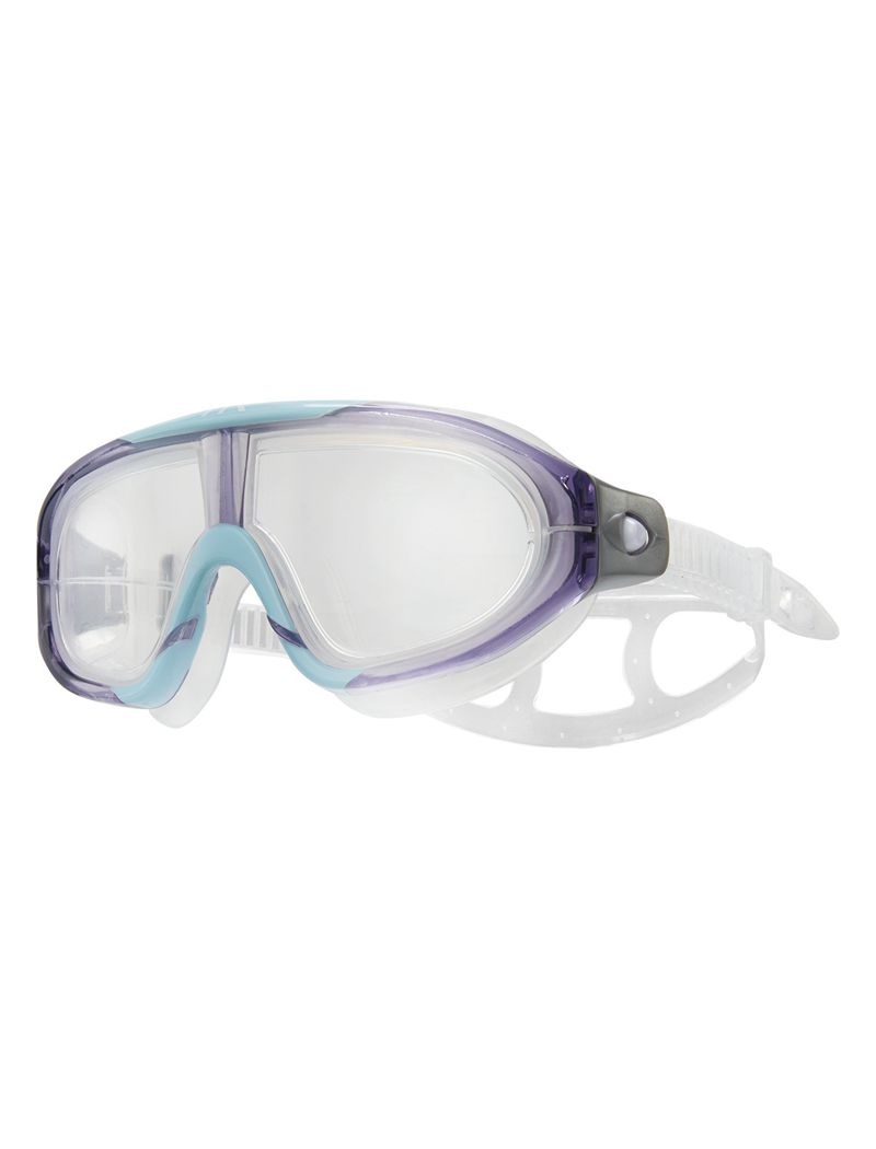 White / Purple / Blue Tyr Adult Orion Swim Mask Men\'s Goggles | US-SBAZ46301