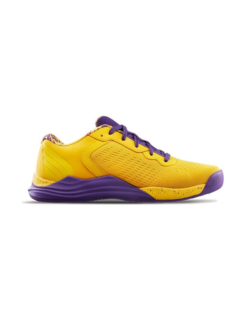 Yellow / Purple Tyr Cxt-1 Trainer Men's Crossfit Shoes | US-QFSM29304