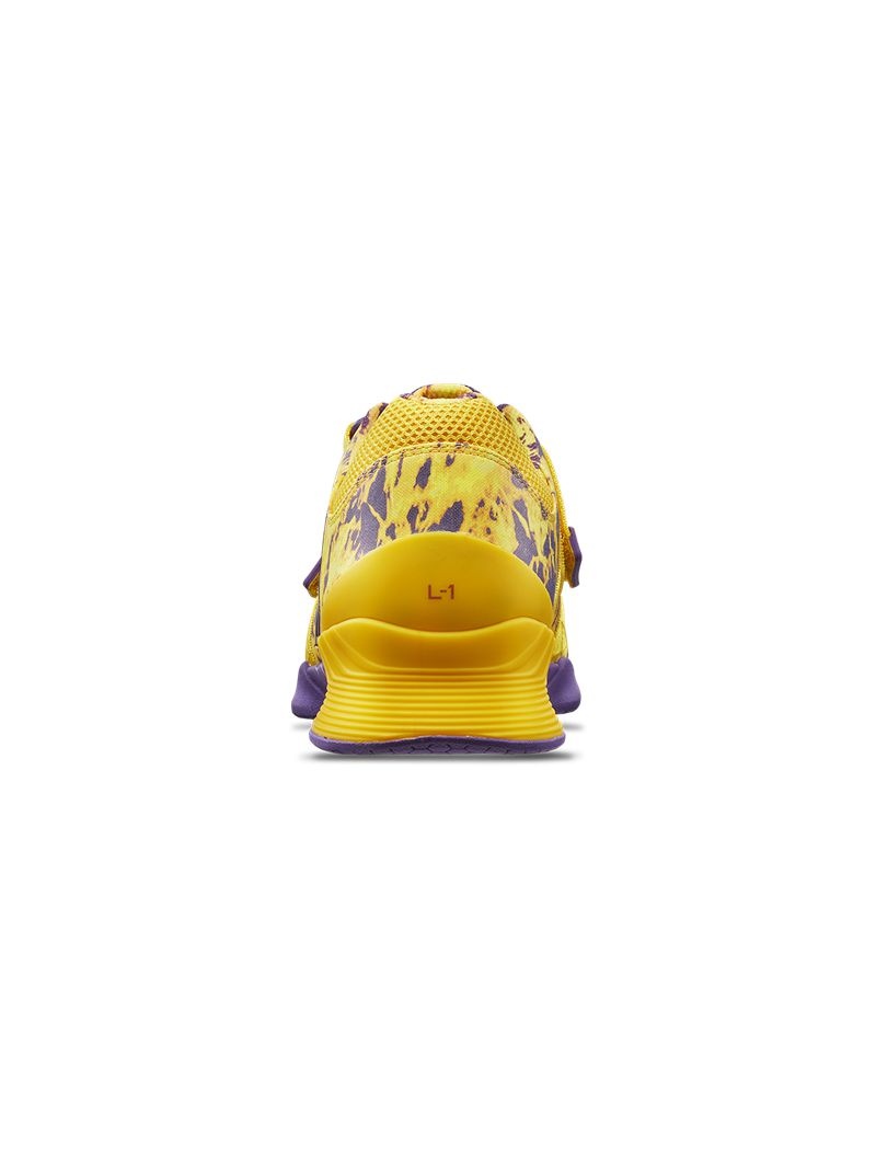 Yellow / Purple Tyr L-1 Lifter Men's Sneakers | US-KXJC82763